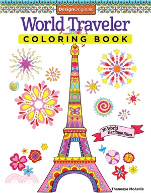 World Traveler Adult Coloring Book ─ 30 World Heritage Sites