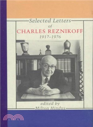 Selected Letters of Charles Reznikoff 1917-1976