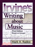 Irvine's Writing About Music