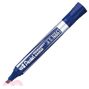 飛龍Pentel 平頭油性筆N861-藍