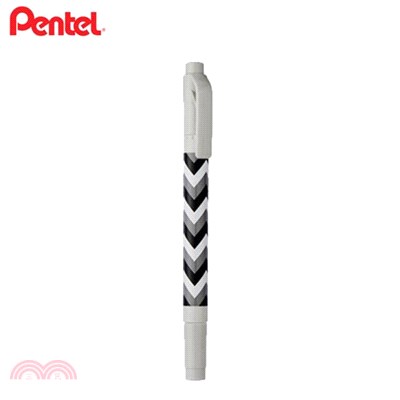 飛龍Pentel 百點貓系列 雙頭螢光筆-粉彩灰/美國短毛貓