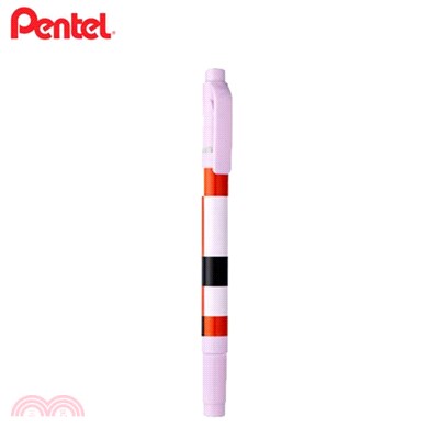 飛龍Pentel 百點貓系列 雙頭螢光筆-粉彩紫/三毛貓