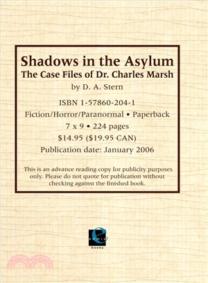 Shadows in the Asylum: The Case Files of Dr. Daniel Marsh