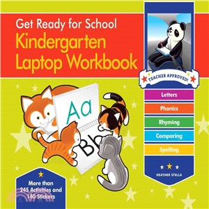 Get Ready for School Kindergarten Laptop Workbook ― Uppercase Letters, Phonics, Lowecase Letters, Spelling, Rhyming