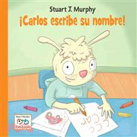 Carlos escribe su nombre!