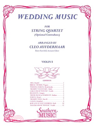 Wedding Music for String Quartet Optional Contrabass ─ Violin 1