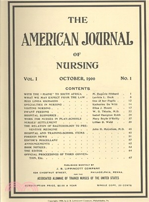 American Journal of Nursing ─ October 1900