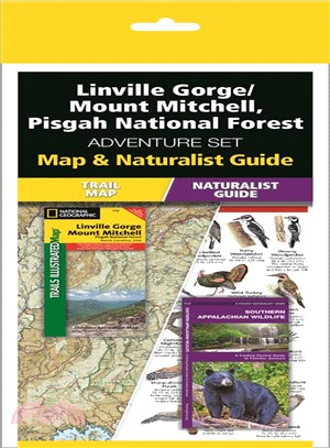 Linville Gorge / Mount Mitchell, Pisgah National Forest Adventure Set ─ Map & Naturalist Guide