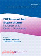 Differential Equations ― Inverse And Direct Problems