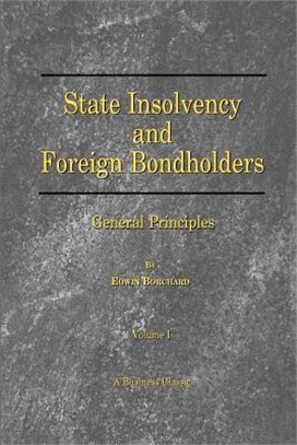 State Insolvency and Foreign Bondholders ― General Principles