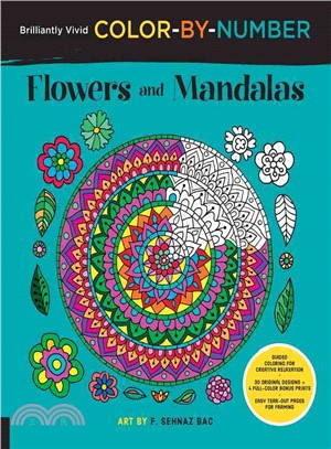 Flowers and Mandalas ─ Guided Coloring for creative relaxation 30 original designs + 4 full-color bonus prints