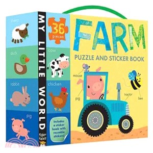 Farm Puzzle and Sticker Book