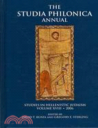 The Studia Philonica Annual: Studies in Hellenistic Judaism