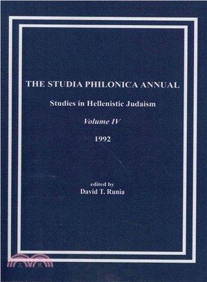 The Studia Philonica Annual, 4, 1992