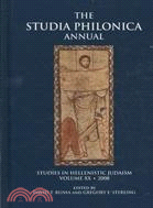 The Studia Philonica Annual 2008: Studies in Hellenistic Judaism