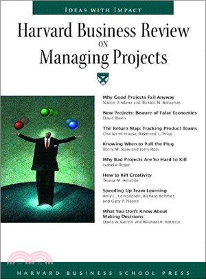 HARVARD BUSINESS REVIEW ON MANAGING PROJECTS