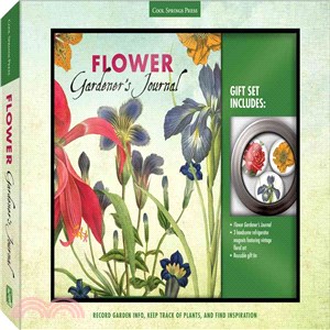 Flower Gardener's Journal & Magnet Gift Set ― Record Garden Information, Keep Track of Plants, and Inspire Yourself