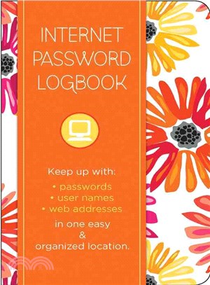 Internet Password Logbook - Botanical ─ Keep Track Of: Usernames, Passwords, Web Addresses in One Easy & Organized Location
