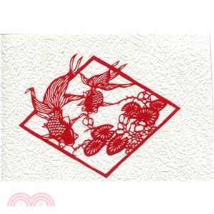 中國傳統剪紙-金魚與荷葉