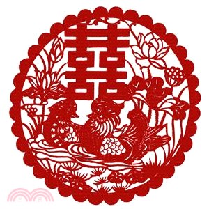 中國傳統剪紙-囍字 鴛鴦2