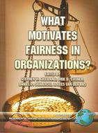 What Motivates Fairness in Organizations?