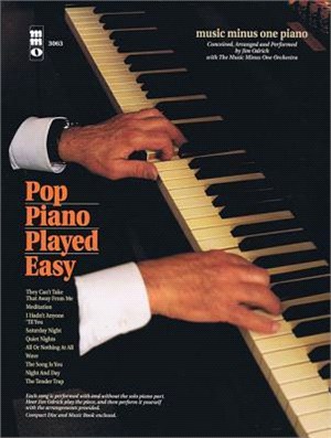 Pop Piano Played Easy ― Music Minus One Piano