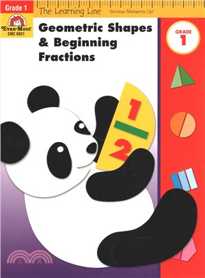 Learning Line Workbooks - Geometric Shapes and Fractions, Grade 1