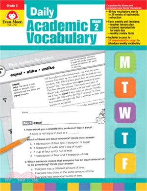 Daily Academic Vocabulary, Grade 2 - Teacher Edition