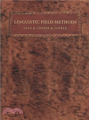 Linguistic Field Methods