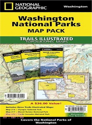 Washington National Parks ― Map Pack Bundle