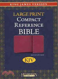 Holy Bible ─ King James Version, Berry, Imitation Leather, Large Print Compact Reference Bible W/Magnetic Flap