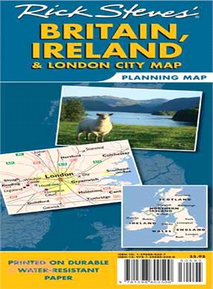 Rick Steves' Britain, Ireland & London City Map ─ Planning Map