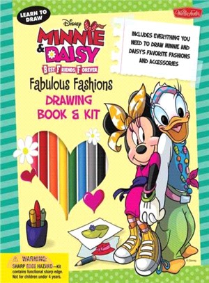 Learn to Draw Minnie & Daisy Best Friends Forever ― Fabulous Fashions Drawing Book & Kit