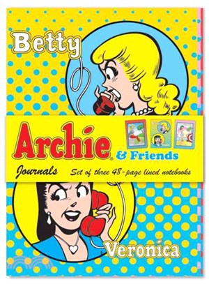 Archie & Friends Journals ― Set of Three 48-page Lined Notebooks