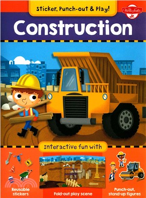 Construction ― Interactive Fun With Fold-Out Play Scene, Reusable Stickers, and Punch-Out, Stand-Up Figures!