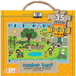 Green Start Number Hunt Giant Floor Puzzle