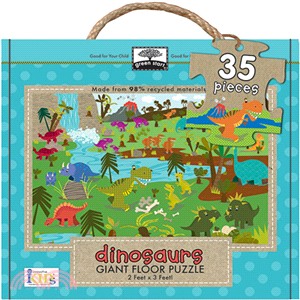 Green Start Dinosaurs Giant Floor Puzzle
