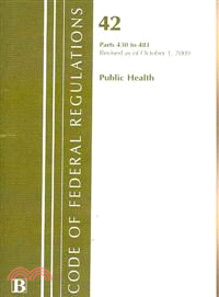 Code of Federal Regulations, Title 42: Parts 430-481, Public Health, Health and Human Services