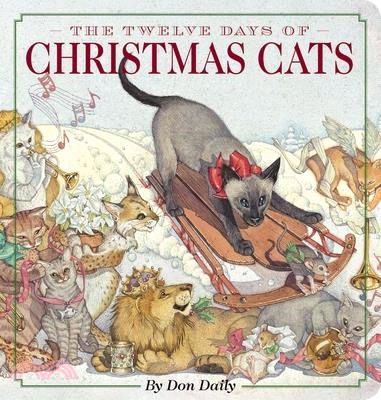 The Twelve Days of Christmas Cats Oversized Padded Board Book