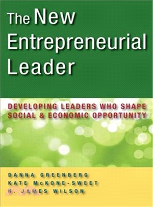 The new entrepreneurial leader :developing leaders who shape social and economic opportunity /