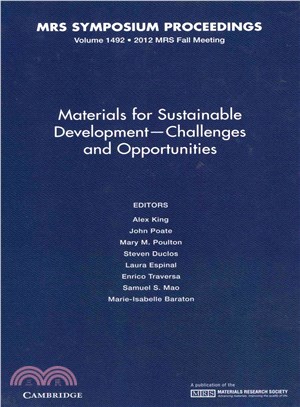 Materials for Sustainable Development ― Challenges and Opportunities