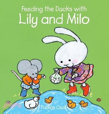 Feeding the ducks with Lily ...