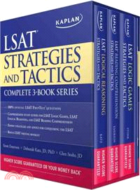 Kaplan LSAT Strategies and Tactics Complete 3-Book Series