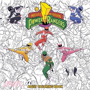 Mighty Morphin Power Rangers Adult Coloring Book