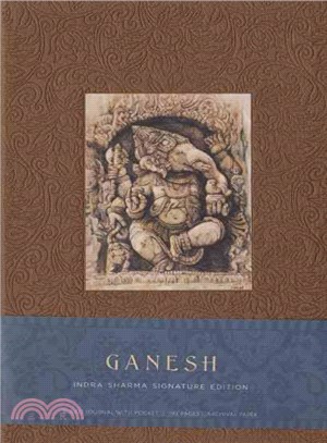Ganesh Hardcover Ruled Journal Large ─ Indra Sharma Signature Edition