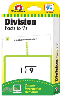 Learning Line Flashcards - Division Facts through the 9's