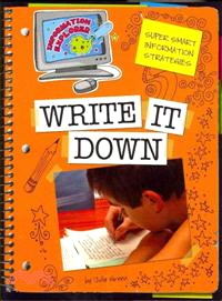 Write It Down