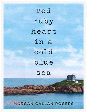 Red Ruby Heart in a Cold Blue Sea 