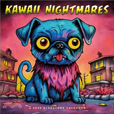 Kawaii Nightmares Square Wall Calendar 2025