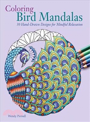 Coloring Bird Mandalas ─ 30 Hand-Drawn Designs for Mindful Relaxation